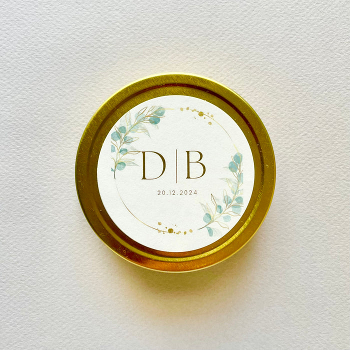 Latas de velas personalizadas - regalos para bodas y eventos