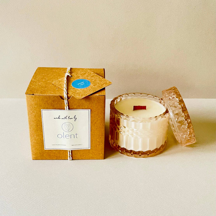 vintage inspired glass vessel