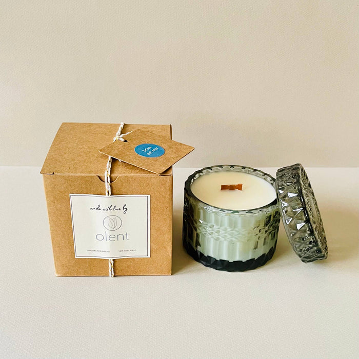 vintage inspired glass vessel