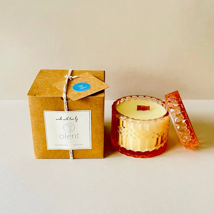 vintage inspired glass vessel