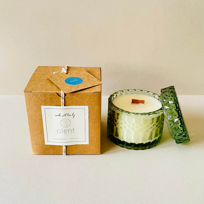 vintage inspired glass vessel